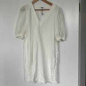 BB Dakota knee length dress. White. Medium.